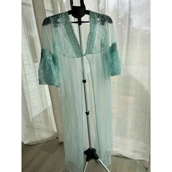Rikki New York | Intimates & Sleepwear | Vintage Night Gown Long Duster ...